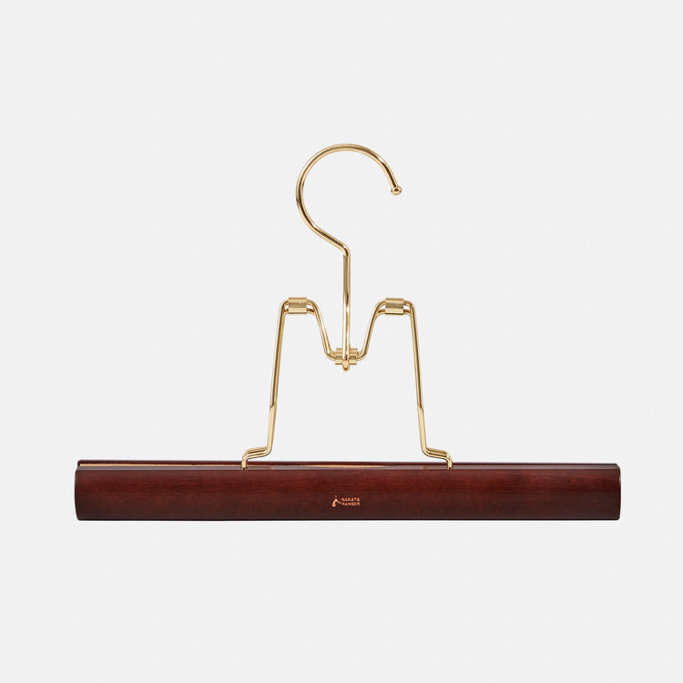Personalised Nakata AUT 07G Clamp Trousers Hangers (Set of 3)