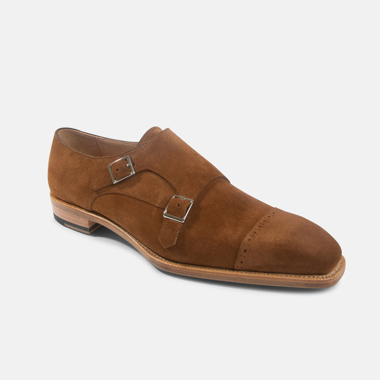 MON7213 Suede Monks