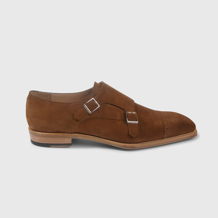 MON7213 Suede Monks