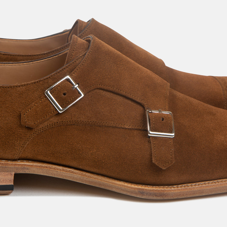 MON7213 Suede Monks