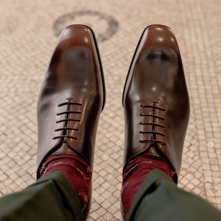 OXF 719 Patina Wholecut Oxfords