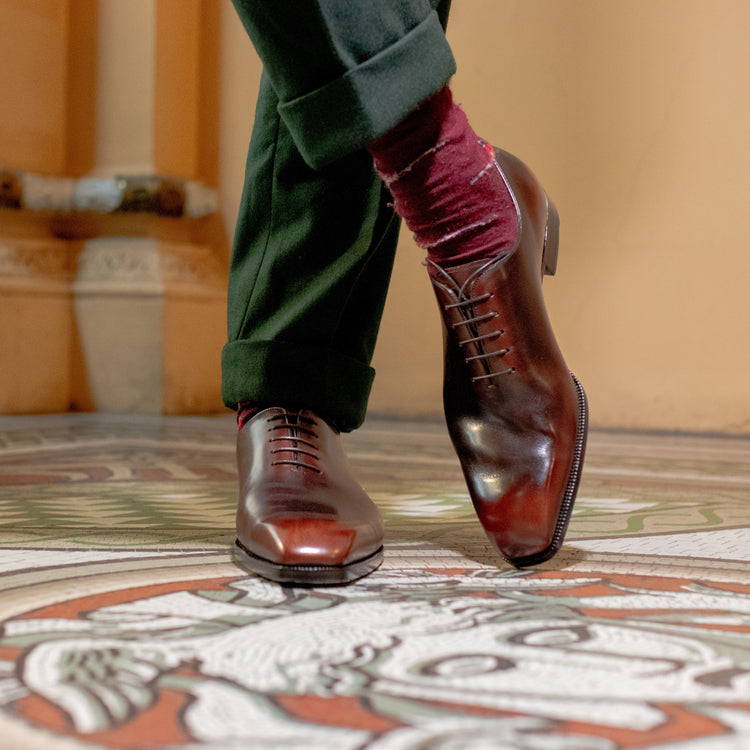 OXF 719 Patina Wholecut Oxfords