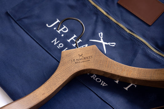 Designing The Hackett Savile Row Garment Bag