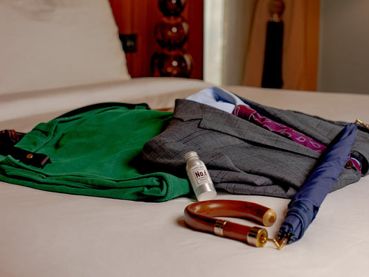 Wardrobe Care Suiting on Bed