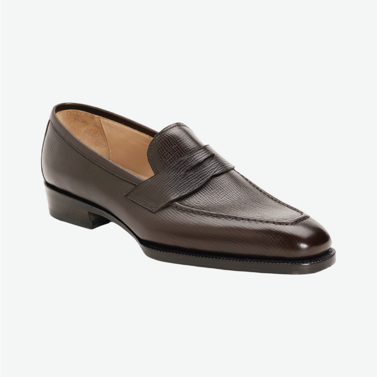 LOF51D1 Calf Grain Loafers