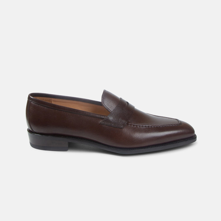 LOF51D1 Calf Grain Loafers