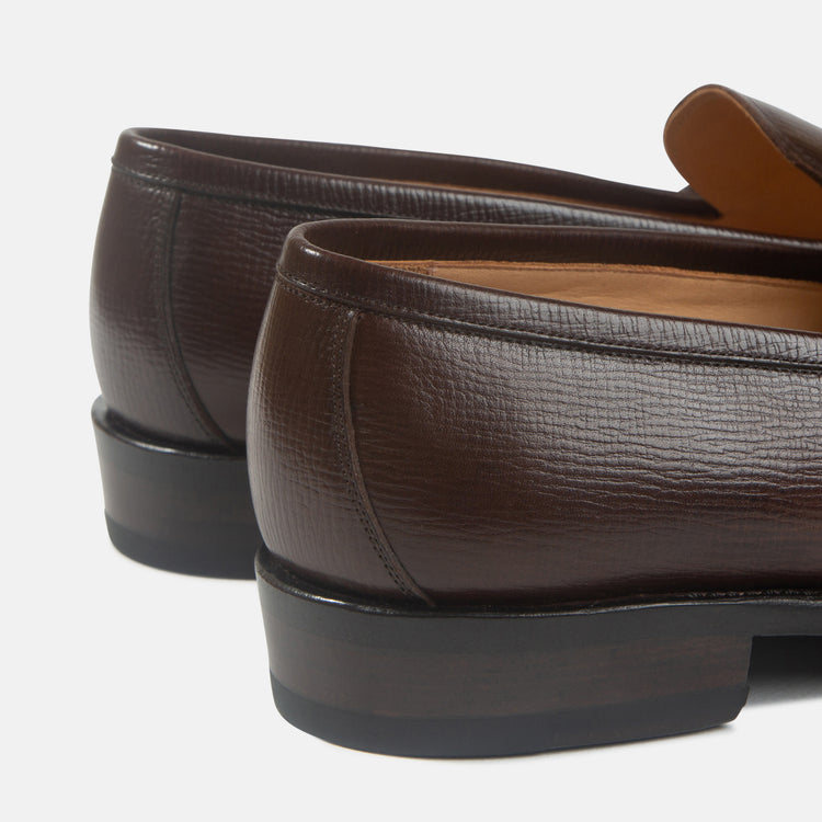 LOF51D1 Calf Grain Loafers