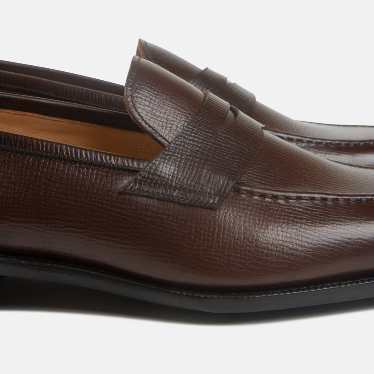 LOF51D1 Calf Grain Loafers