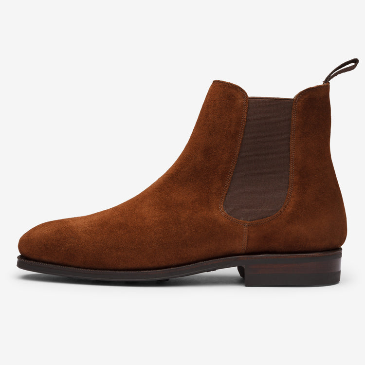 Suede Chelsea Boot Dark Snuff